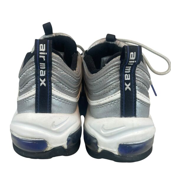 Nike Air Max 97 Shoes Youth Size 7Y Metallic Silver Persian Violet 921522-027 - Picture 6 of 10